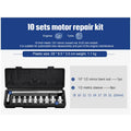 Cr-v chromium vanadium steel socket ratchet wrench set with nickel plating for auto repair