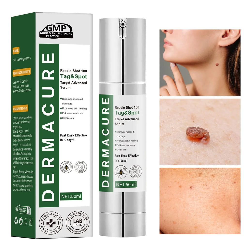 50ml bottle of gentle facial care solution with non-standard formulation for sensitive skin