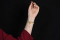 Shihuan natural Hetian Jade bracelet with 6mm beads, constellation pattern and fu character.
