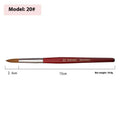 Rosewood nail art crystal pen with round tip on a wooden surface