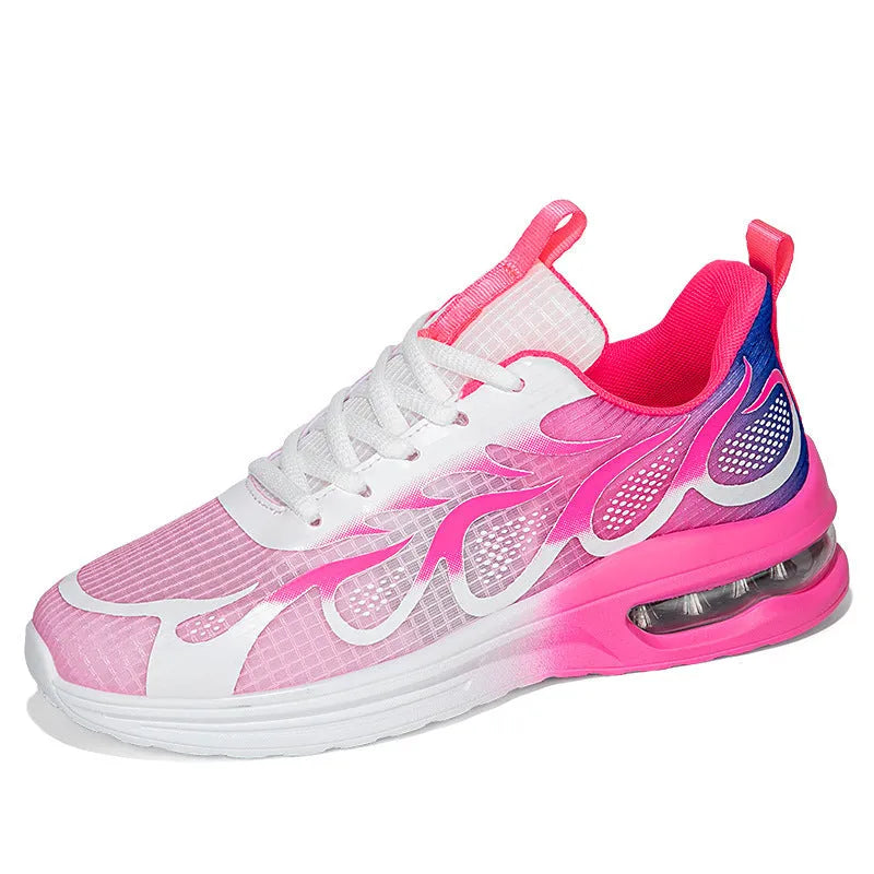 Women's mesh casual sneaker in three colours with PU sole, showing size range 36-43