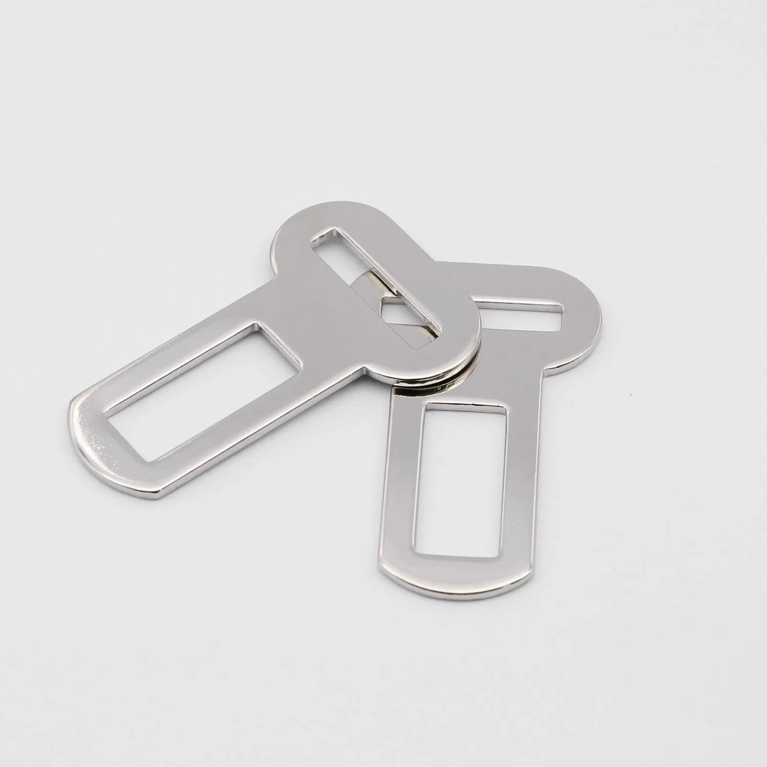 26mm silvery metal pet leash safety buckle with carabiner clip for vehicle restraint