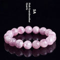 Purple crystal bracelet with geometric beads in Korean style design