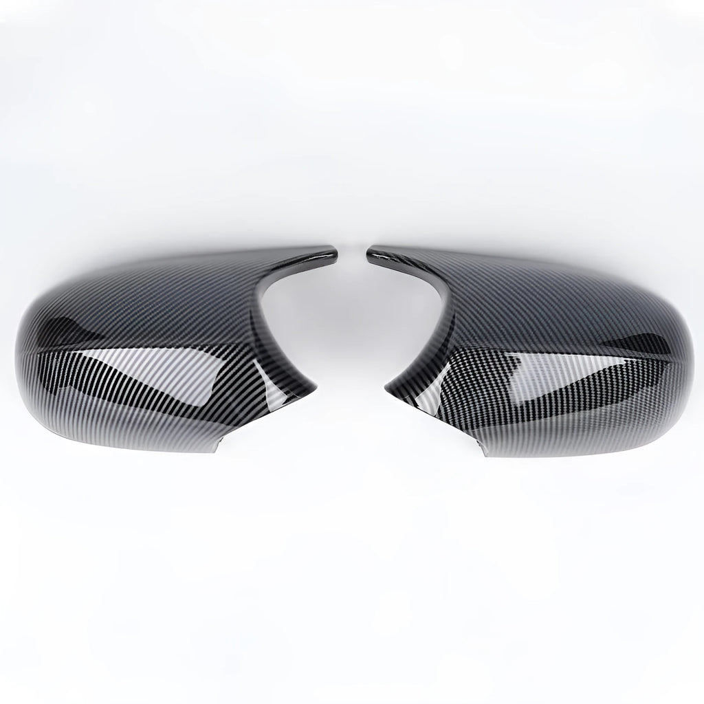 BMW 3 Series E90 rearview mirror shell replacement housing in black ABS plastic