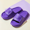 A pair of soft EVA flip-flop slippers with a thick, non-slip sole, shown in one of seven available colours.