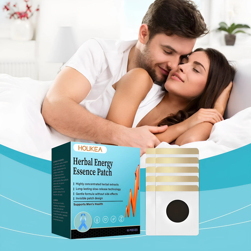 Circular herbal nursing patches with moxa leaf and Asian ginseng in 10-piece pack for navel care