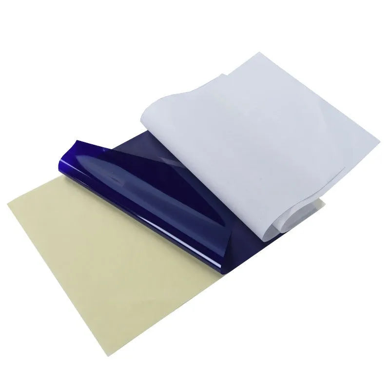 A4 tattoo transfer paper sheets with transfer paste gel for hand drawing and machine conversion