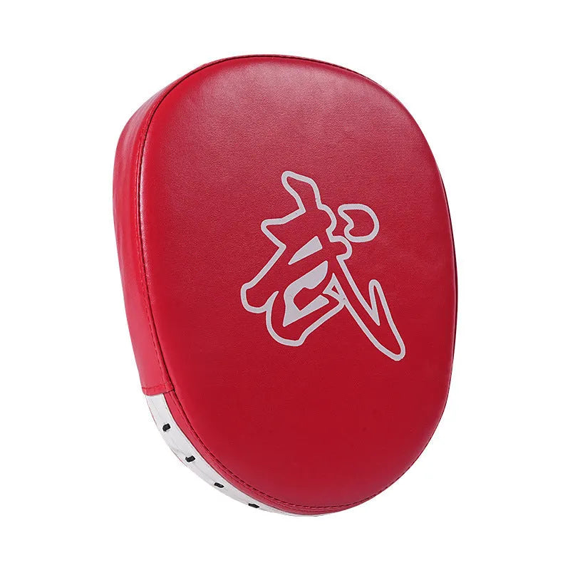 PU leather punch mitts for boxing and Muay Thai training in curved and flat target designs