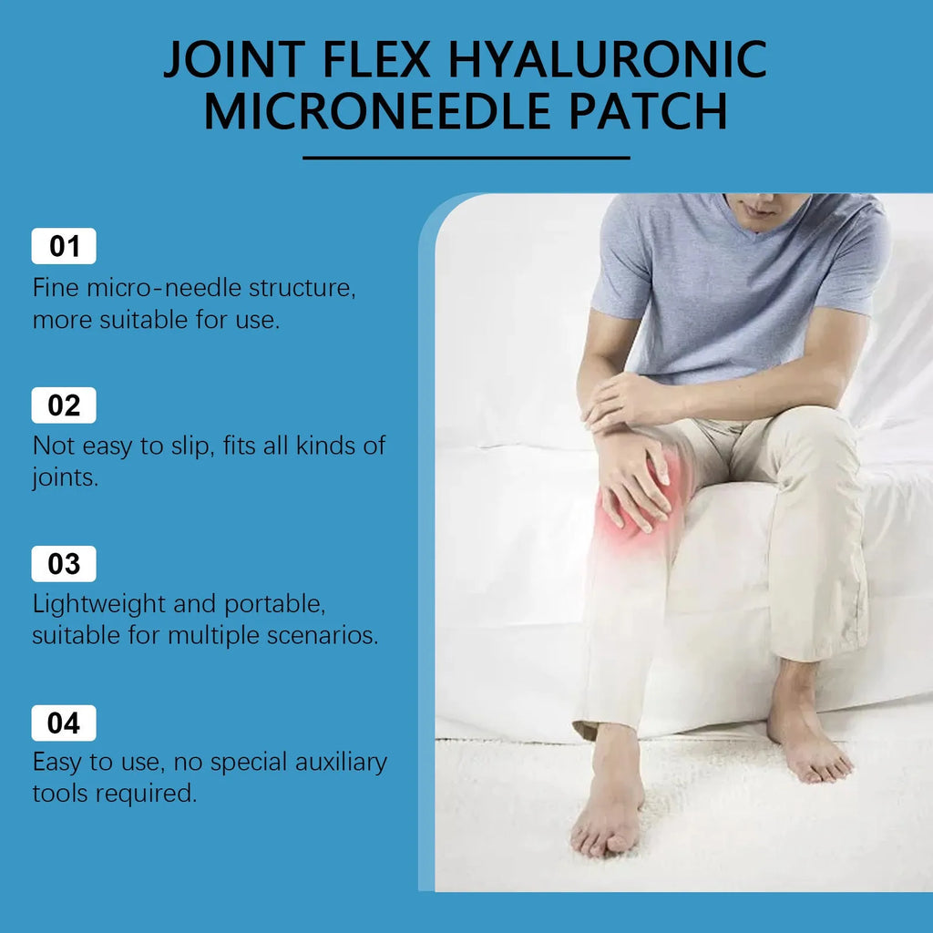 A pack of four Curcumin Joint Microneedle Patches for external body care application.