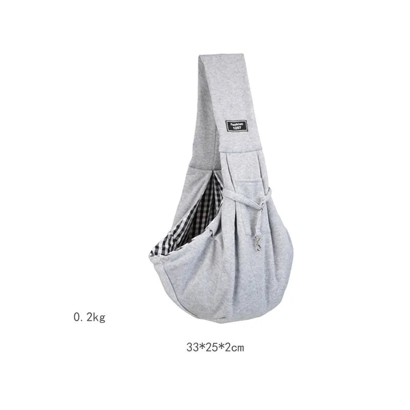 Folding cat carrier backpack shown in blue with large mesh ventilation windows and adjustable shoulder straps