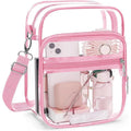 PVC waterproof cube crossbody bag in eight colour options for daily storage