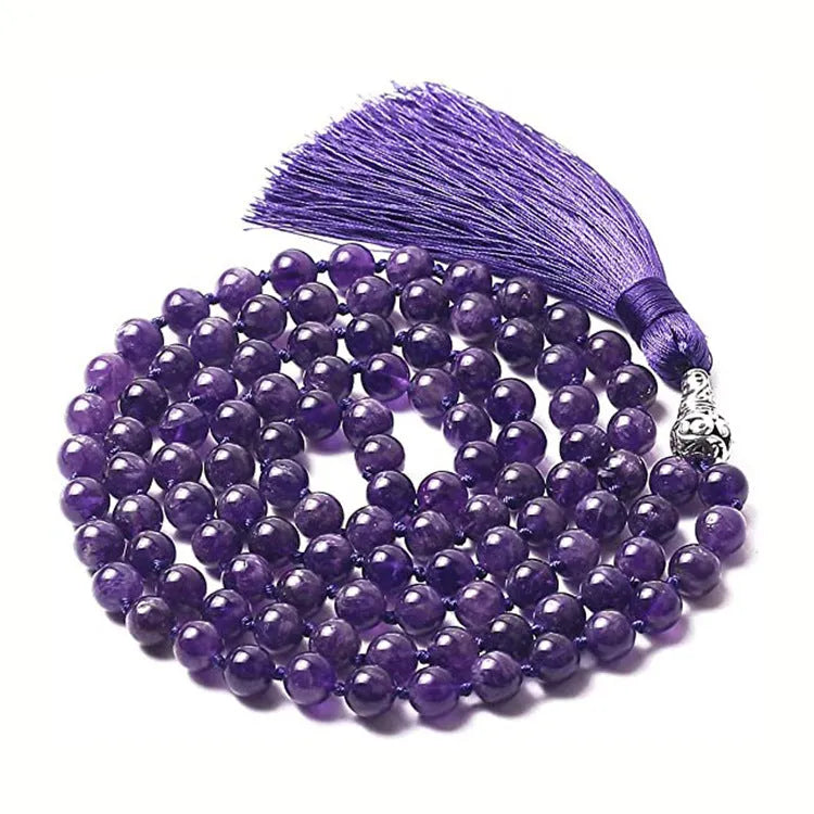 Colourful agate and gemstone tassel necklace with geometry pendant on adjustable 95-100cm chain.