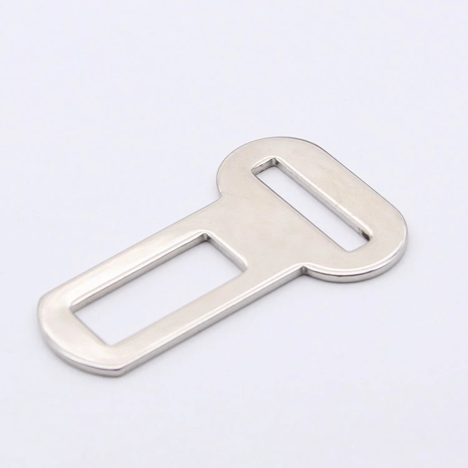 26mm silvery metal pet leash safety buckle with carabiner clip for vehicle restraint