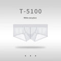 Men's ice silk seamless ultra-thin sheer low waist underwear in nylon fabric