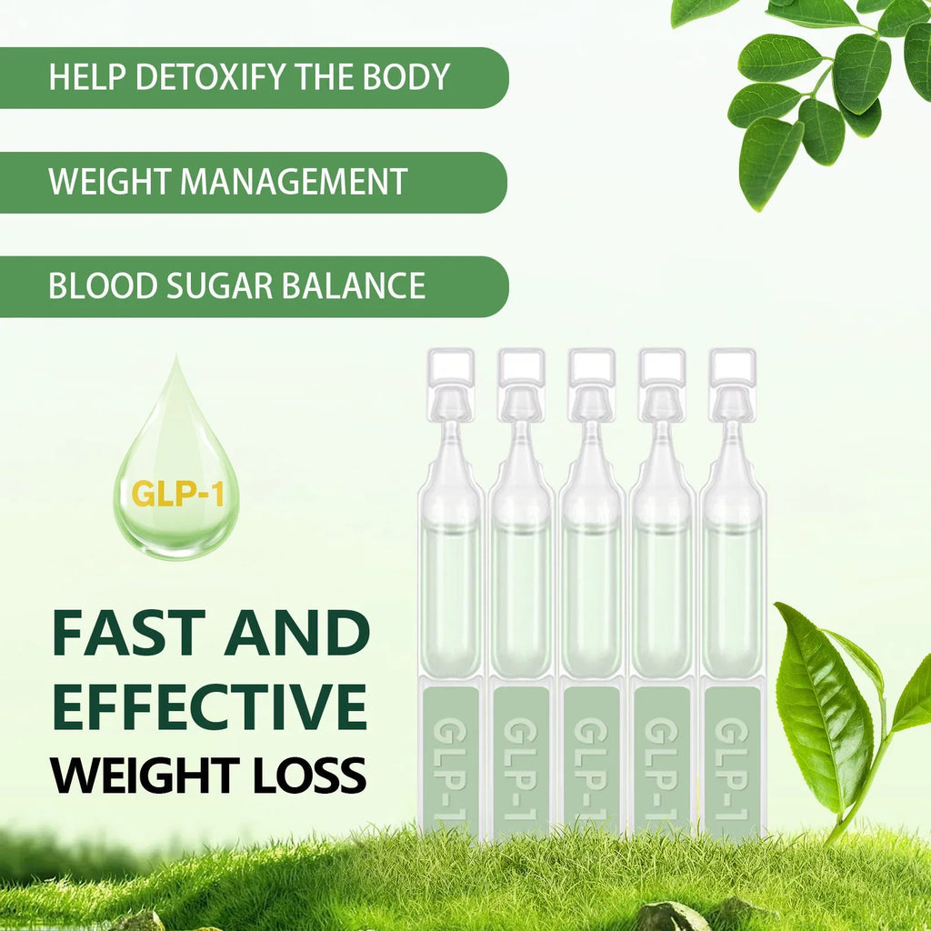Box of five firming care drops for abdominal body shaping