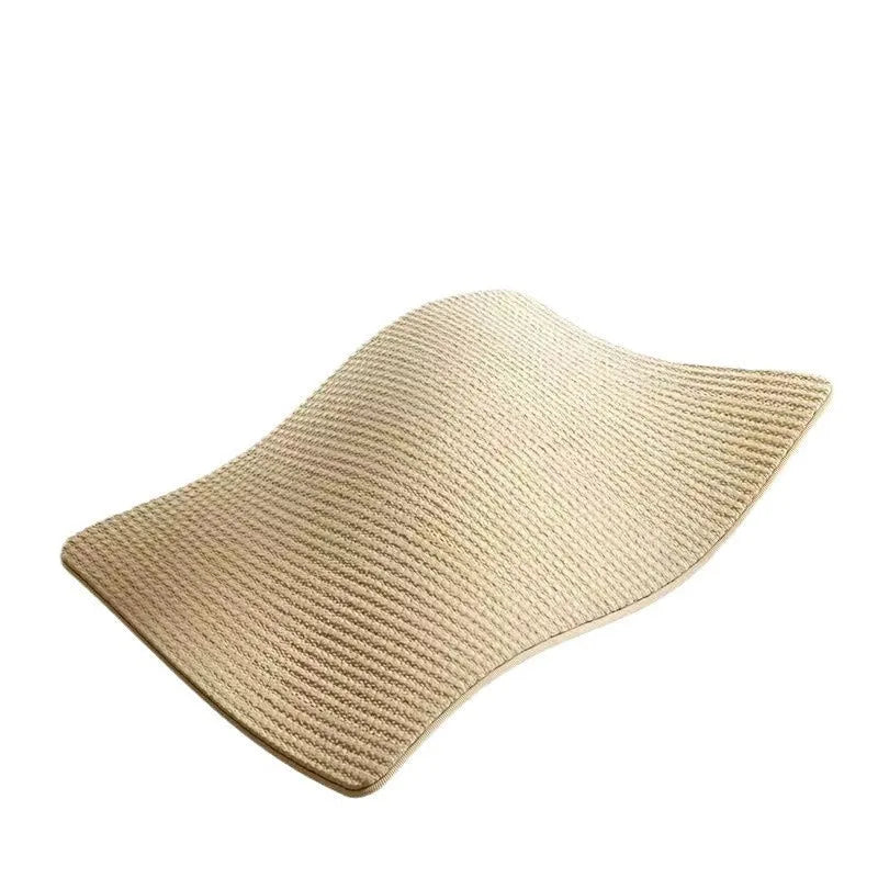 A sisal blanket cat scratch board in a pastoral style, designed to be wear-resistant.