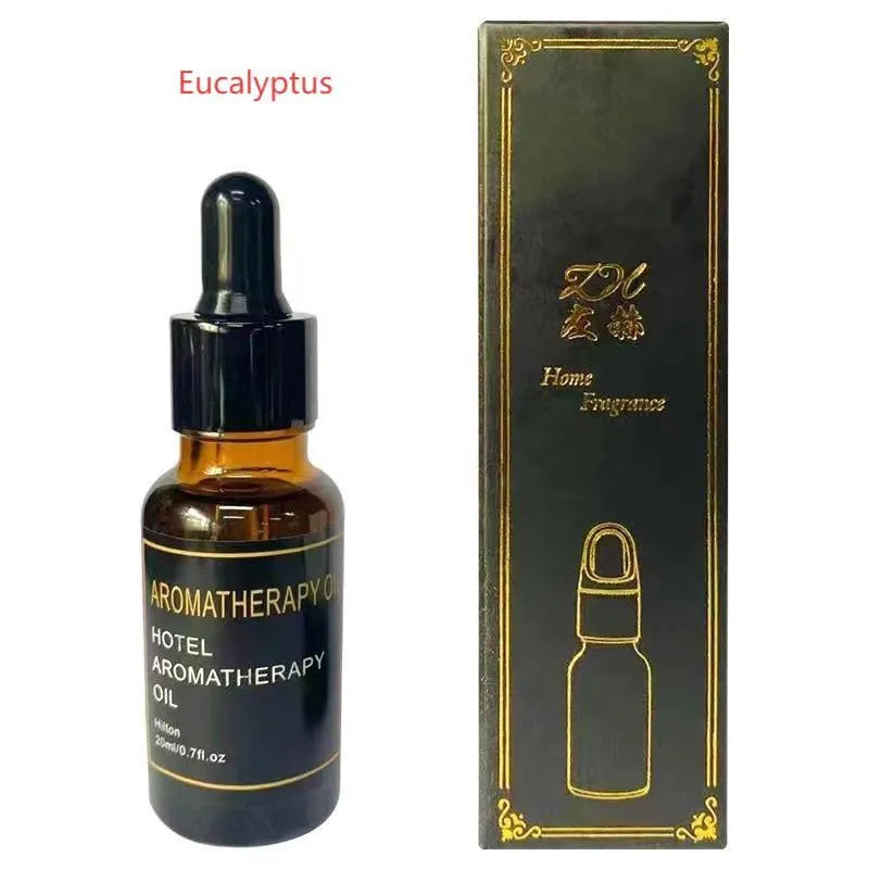 10-bottle aromatherapy essential oil set with 20ml containers in various fragrances