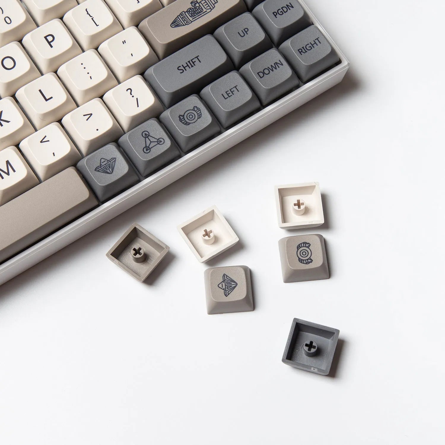 PBT Ball XDA profile mechanical keyboard keycap set with 139 keys including English or Japanese character options