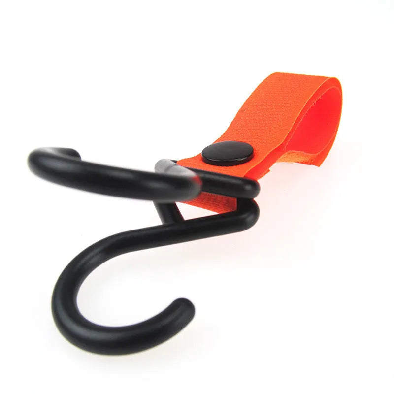 Nylon luggage Velcro hook in one of 18 available colours, showing the loop and Velcro fastener
