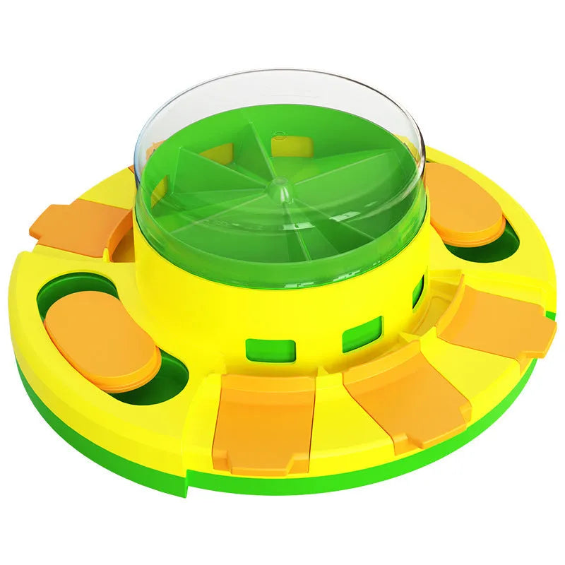 PET plastic pet educational toys including leaky bear dog toy and bulb tumbler cat toy