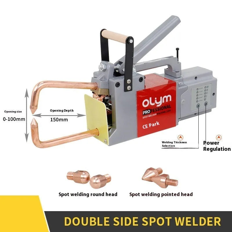 OL8000 spot welding machine with manual driver and multiple welding heads