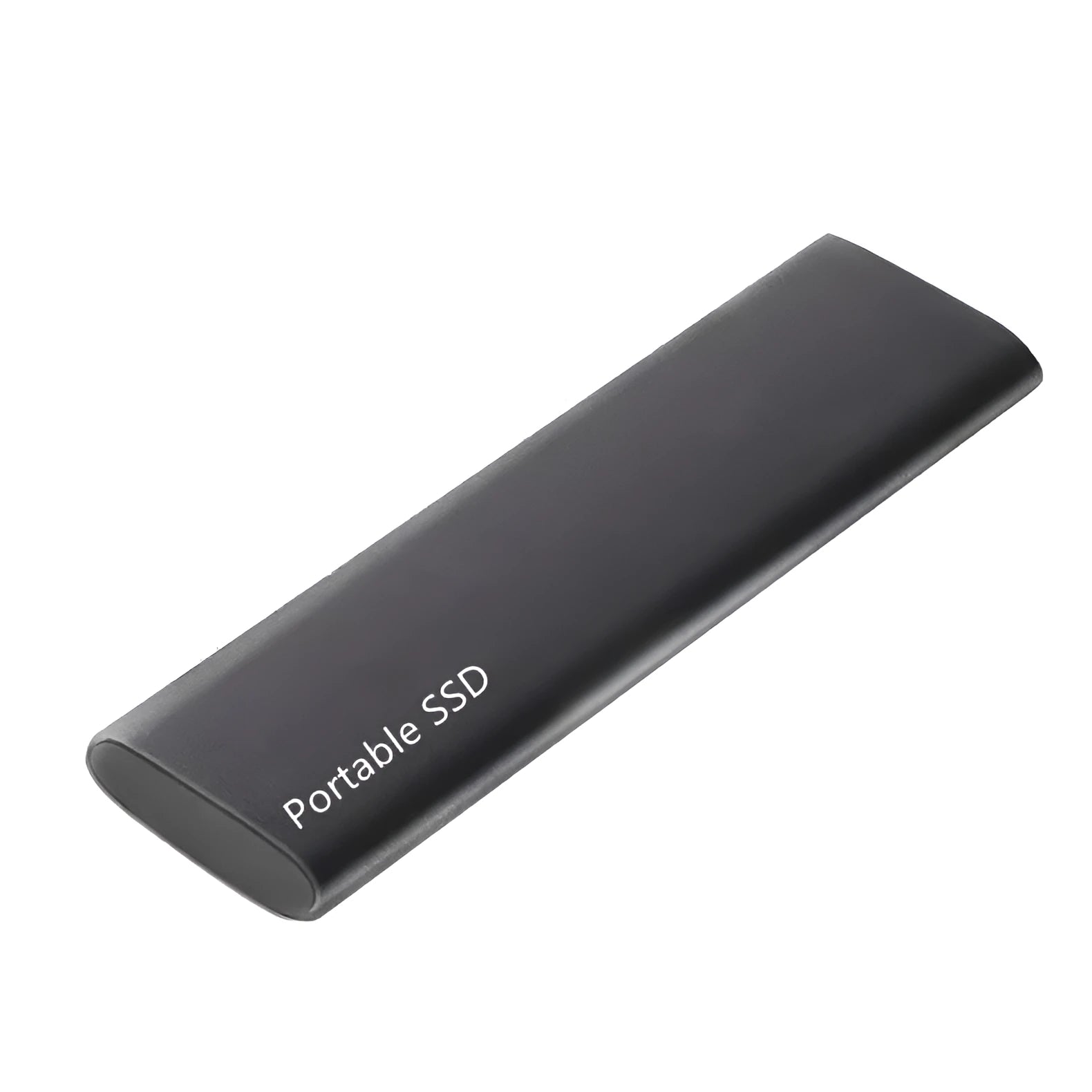 Ultra-thin metal external SSD hard drive in red blue black and silver interface colours