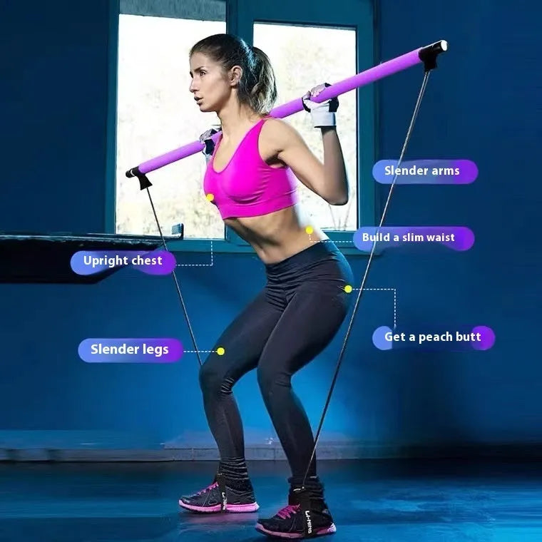 Adjustable fitness pulling rope for hip training exercises in four colour options