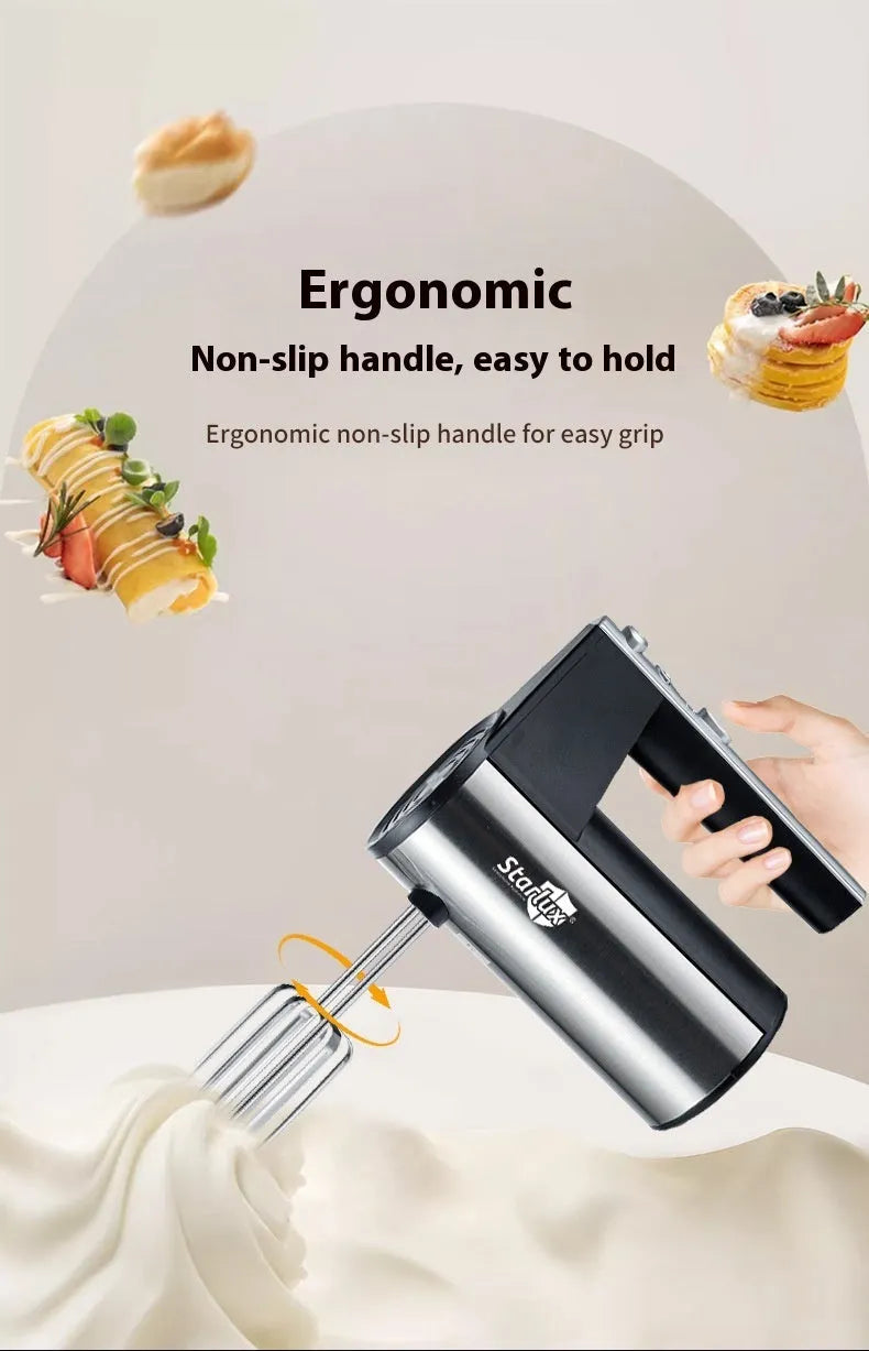 SL-25209 model 500W handheld electric mixer with dual voltage for US and EU standards
