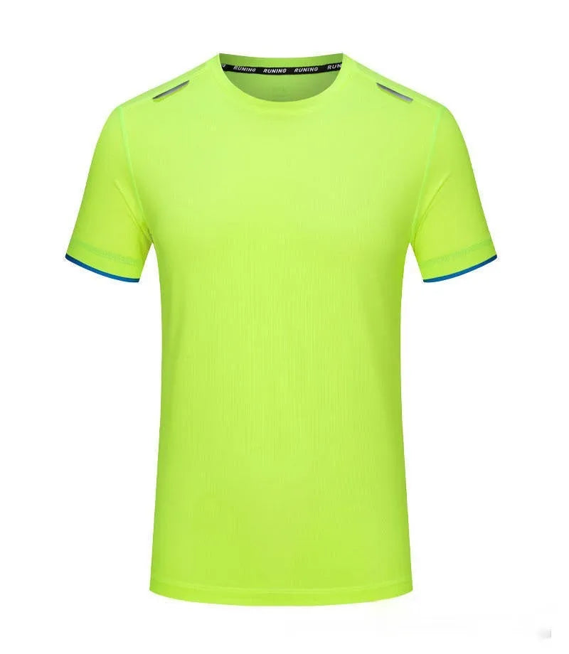Ice silk quick-dry work T-shirt in loose fit pullover style with solid colour options