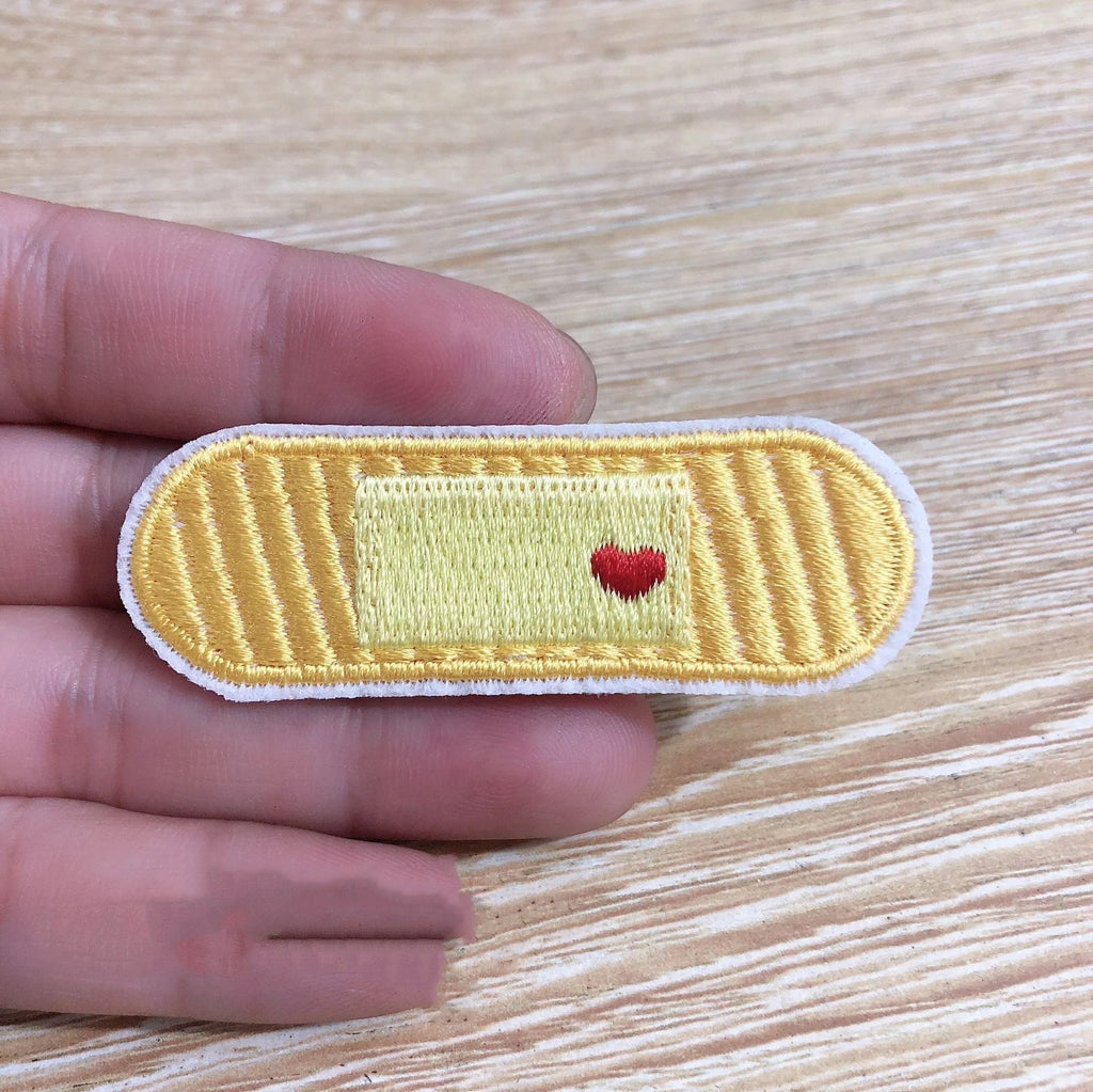 Computer embroidered cloth sticker patches with full embroidery decoration for clothing and DIY crafts