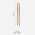 Extended length aluminium crochet hooks with rubberised caps in 13 sizes from 2.0mm to 10.0mm