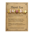 Handmade geometric stone bead bracelet for women with fashion OL styling