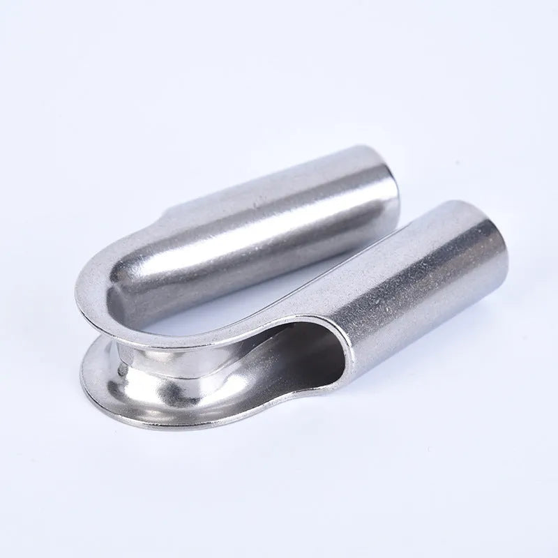 Stainless steel tubular chicken heart sleeve ring for pipes and hoses
