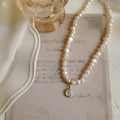 French Court vintage style adjustable alloy choker necklace with a geometry shape, shown at various lengths.