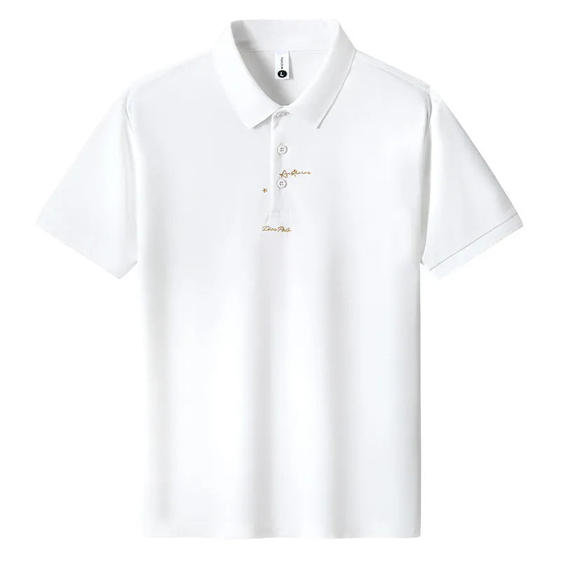 Men's loose fit cotton casual T-shirt shown in multiple colours including black, green, and white.