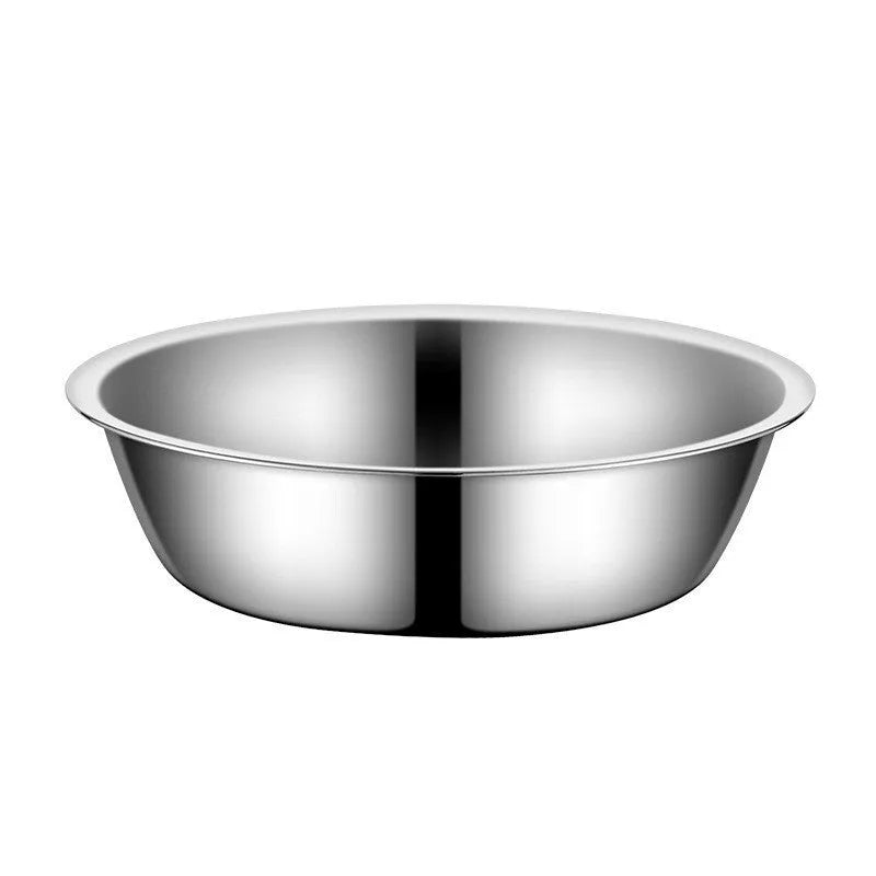Stainless steel pet bowl for cats and dogs with non-slip design