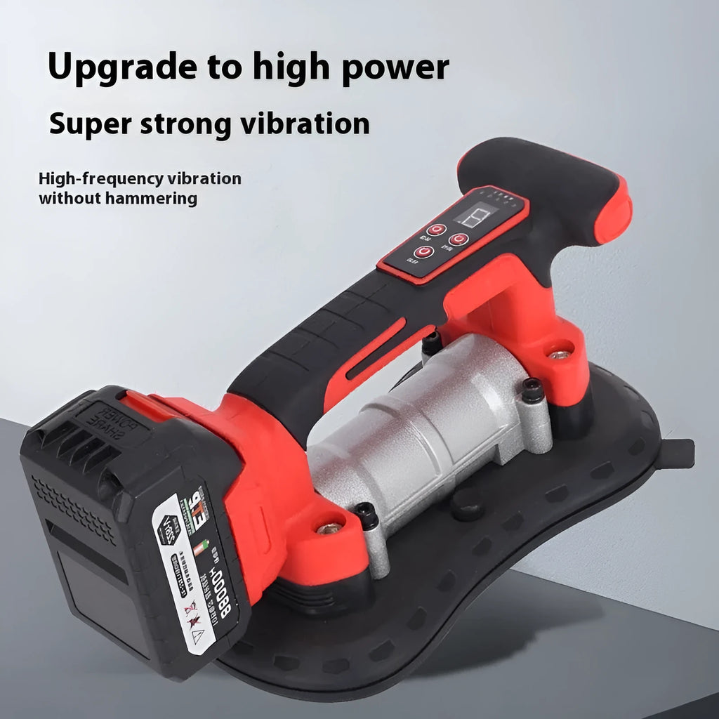 21V electric tile laying machine with automatic paste application system and adjustable working width