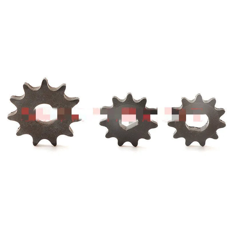 Cast iron motorcycle 11 gear sprocket for 25hT8F chain with non-circular gear design