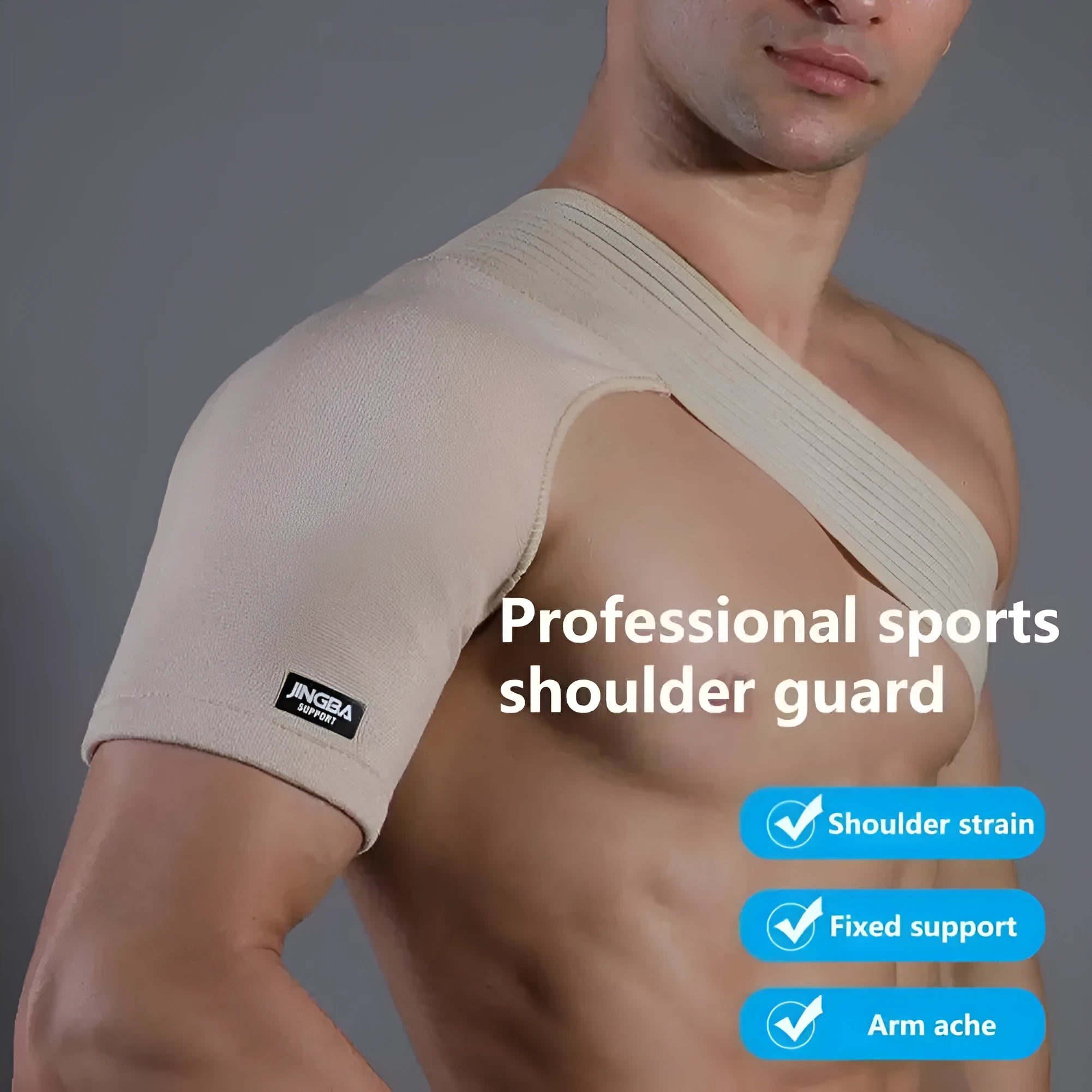 Adjustable skin-colour sports protective strap for weightlifting and outdoor activities