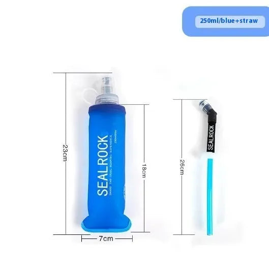 Portable drinking straw with suction tube for outdoor mountain climbing and biking activities