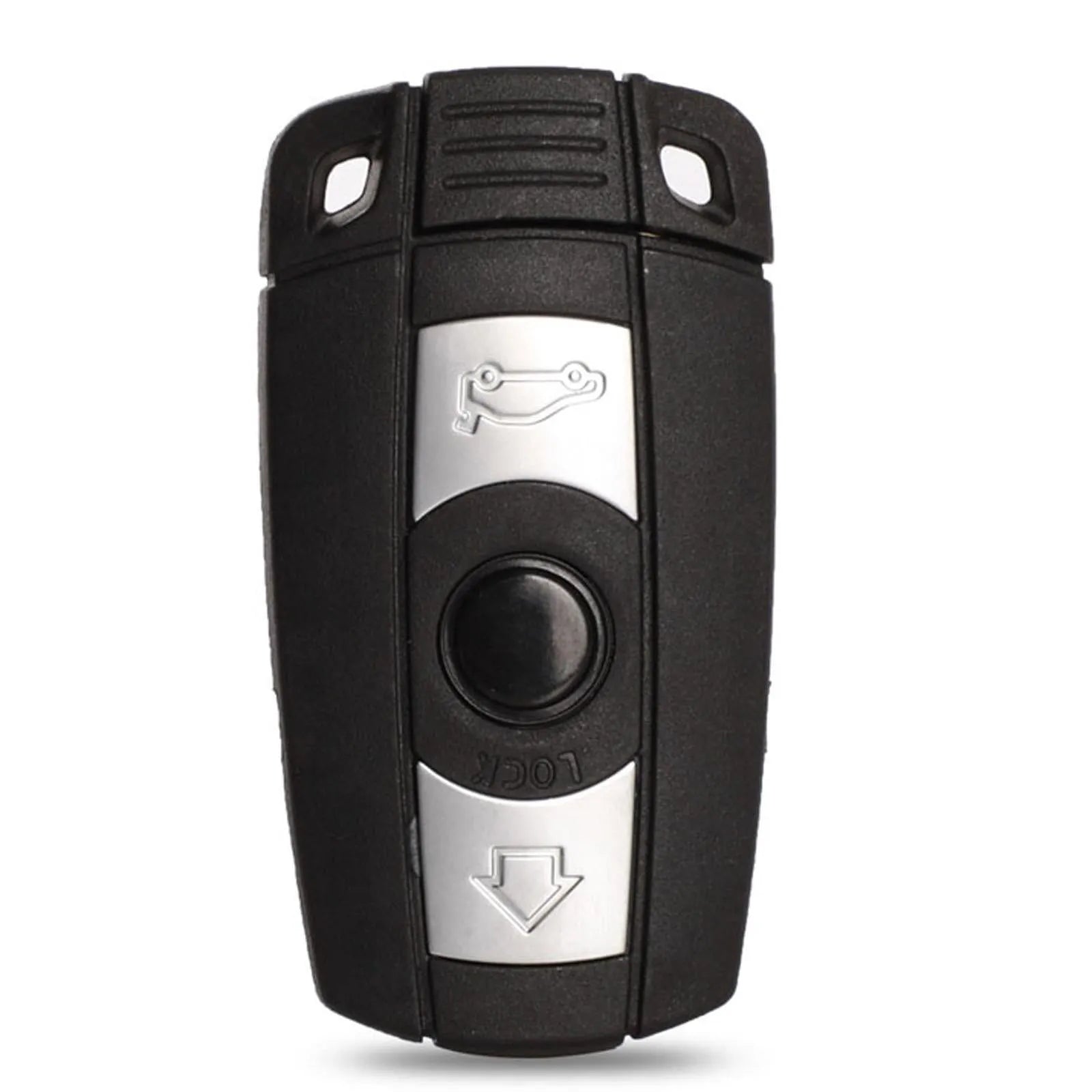 BMW CAS3 semi-intelligent remote car key blank set showing three keys