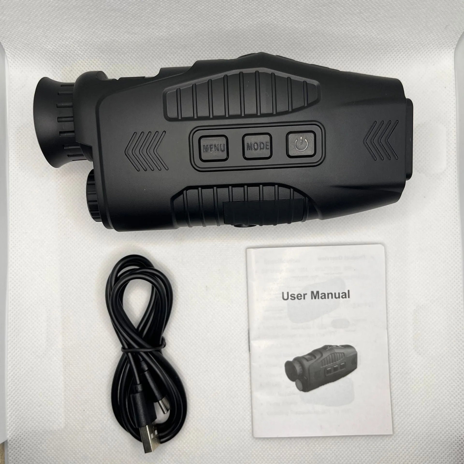 HD infrared night vision monocular 1080P with 1.54 inch display and 850nm infrared spotlight