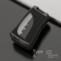 Lexus car key case with zinc alloy and TPU construction in multiple colour options