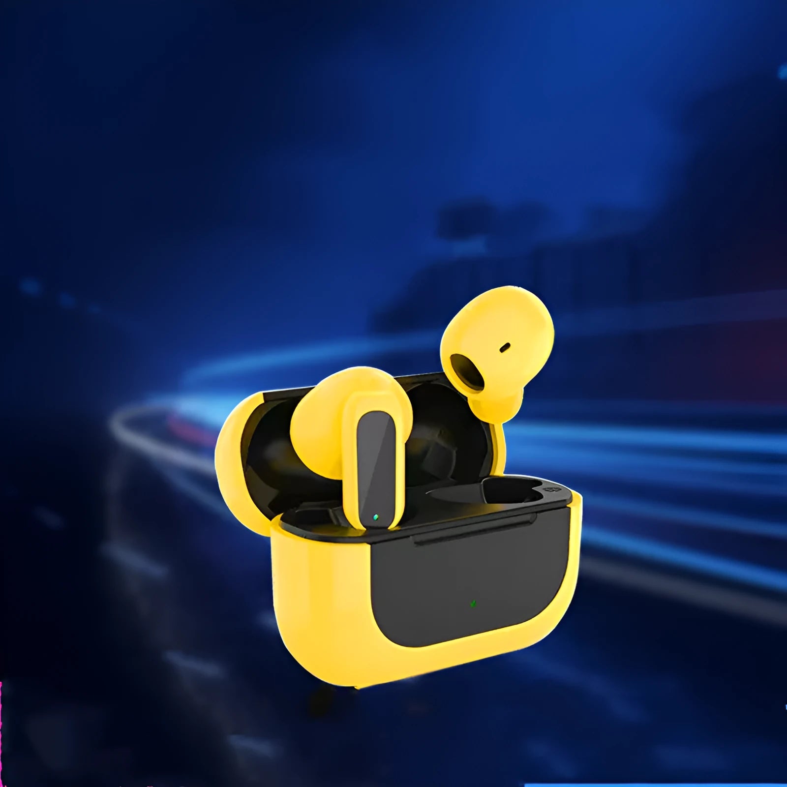 Cartoon Jerry wireless Bluetooth headphones showing earplug design with three colour options