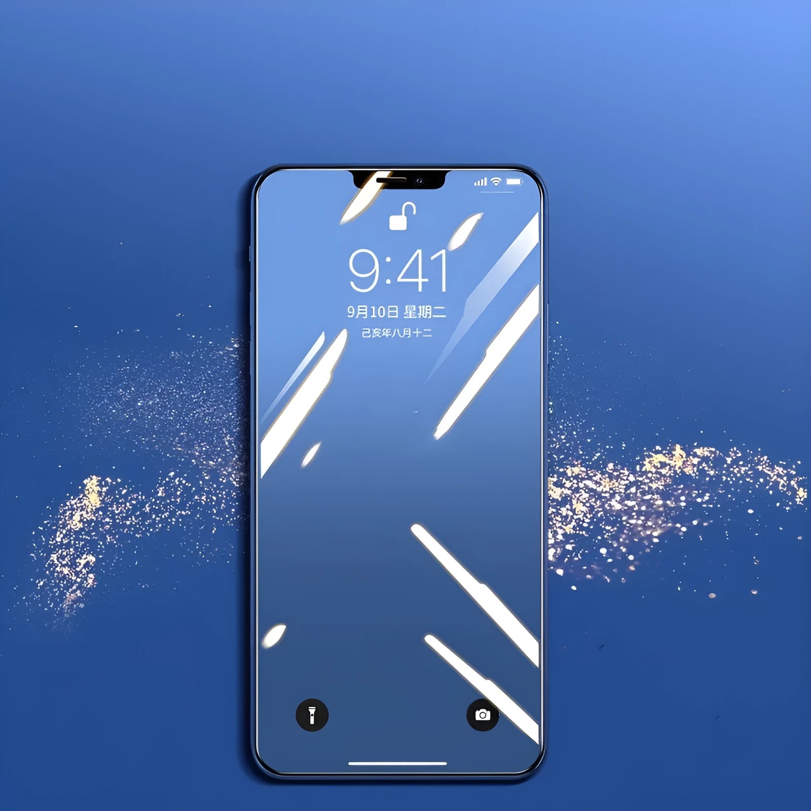 Tempered glass iPhone screen protector for multiple models with scratch-resistant anti-fingerprint film