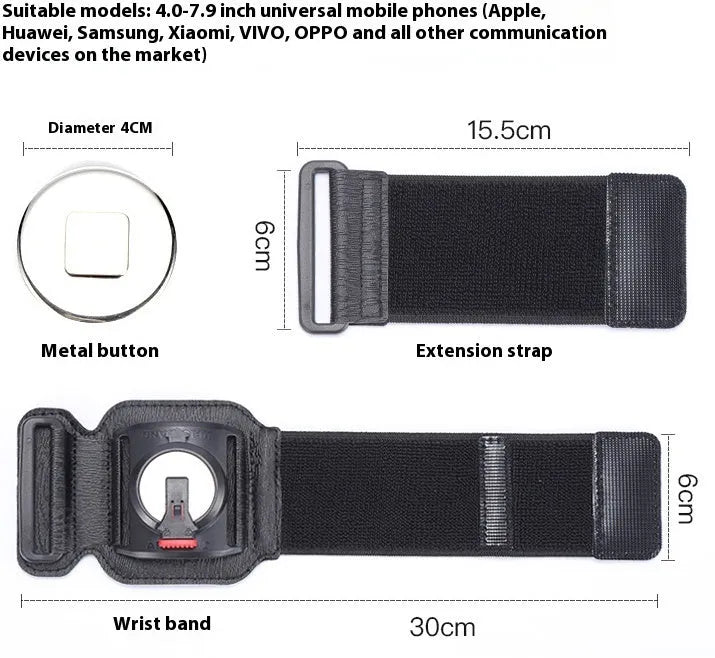 Mobile phone arm bag wrist strap for takeaway driving and outdoor sports activities