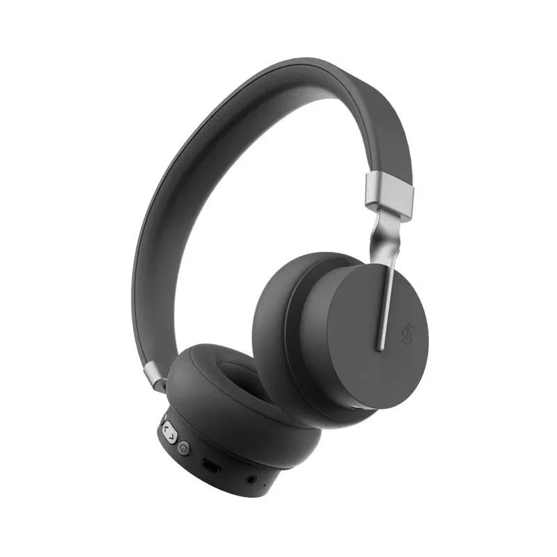 Solid colour Bluetooth headset for hands-free calling and music in green, black, red, blue, or white.