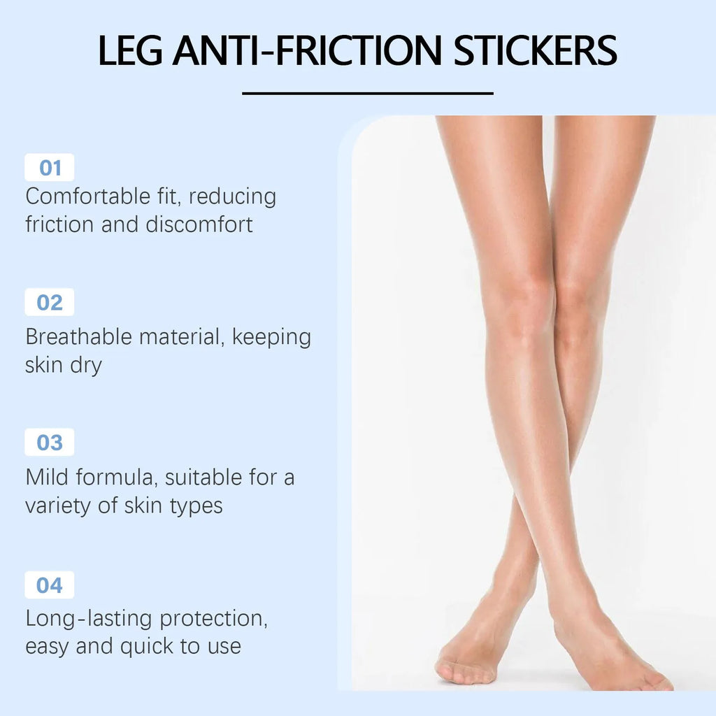 Leg anti-wear paste daily pack containing 10 pieces for friction protection