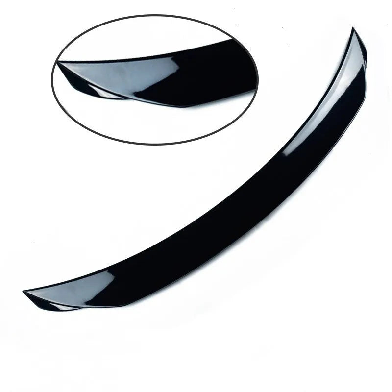 Bright black Mazda 3 Axela Exela sports tail blade trim for 2014-2021 models