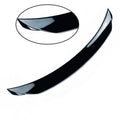 Bright black Mazda 3 Axela Exela sports tail blade trim for 2014-2021 models